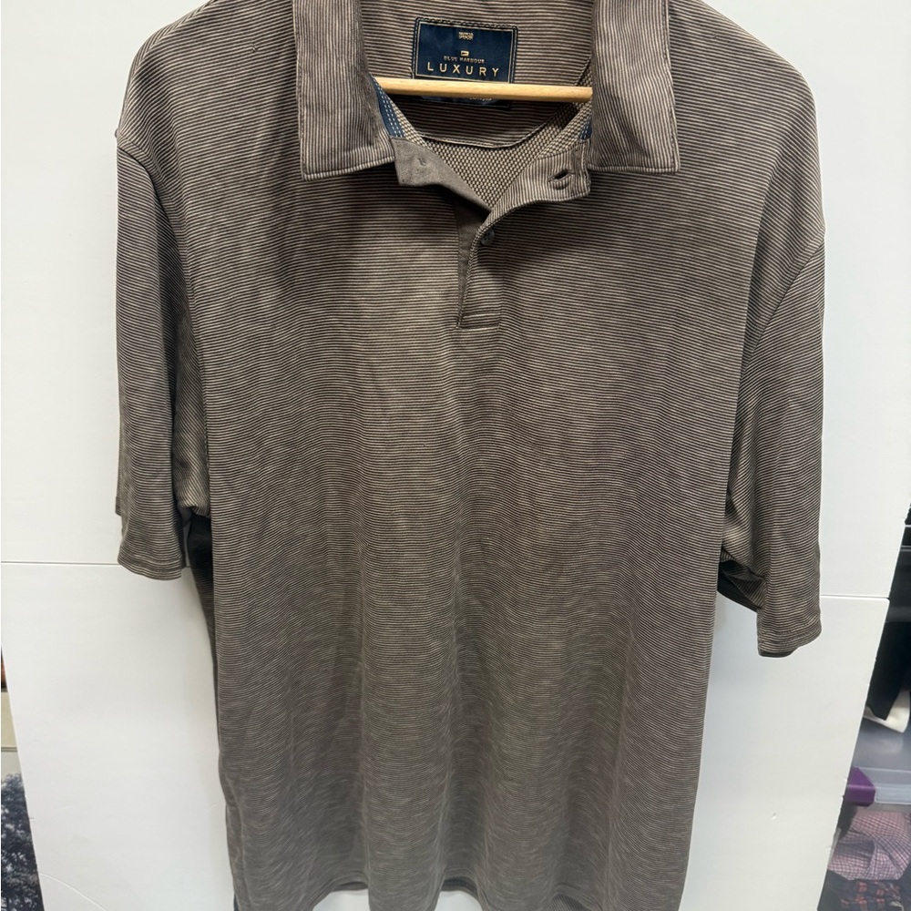 Marks & Spencer Men's Polo in Taupe Brown